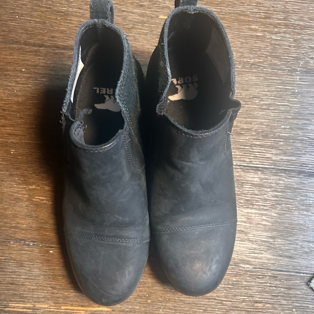 Sorel Evie Pull on Leather pull on waterproof boots size 5.5 - Picture 13 of 15